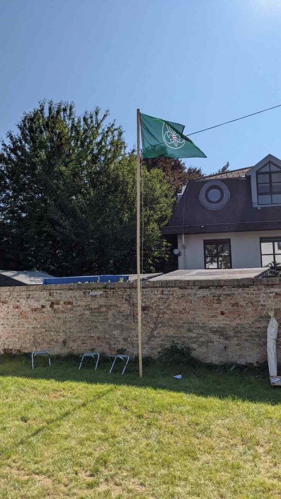 Sommerlager der GuSp auf der neu hergerichteten Martinswiese in Aspern