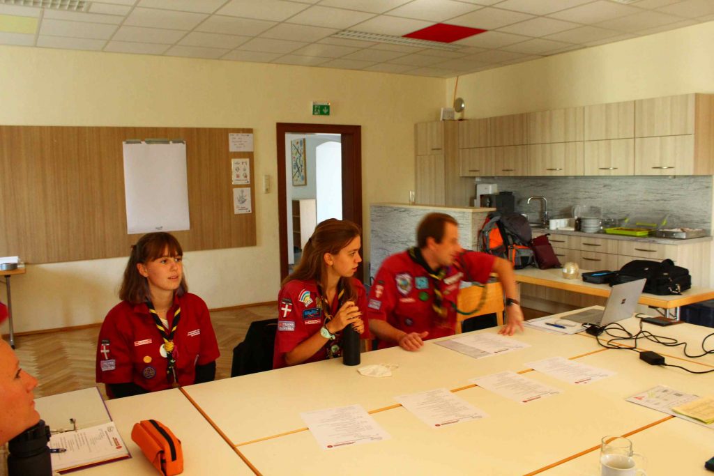 Das Team der Gruppe 22 auf Klausur im Waldviertel