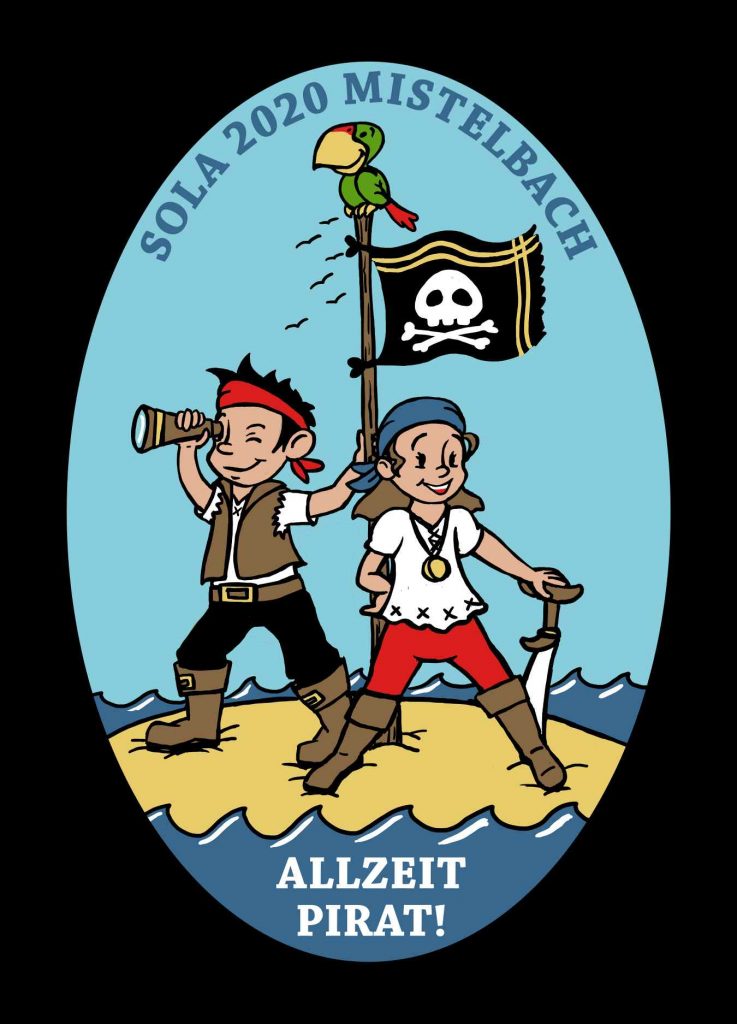 Sommerlager der WiWö in Mistelbach unter dem Motto "ALLZEIT PIRAT!"